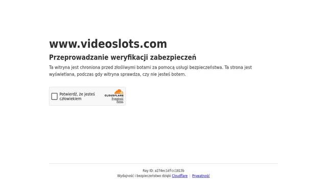 Videoslots casino screenshot
